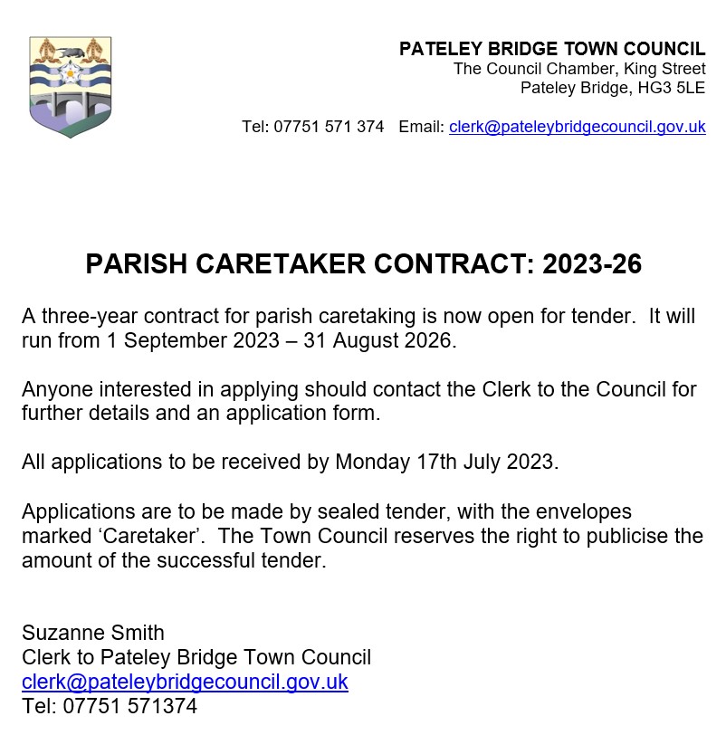 Parish Caretaker Contract
